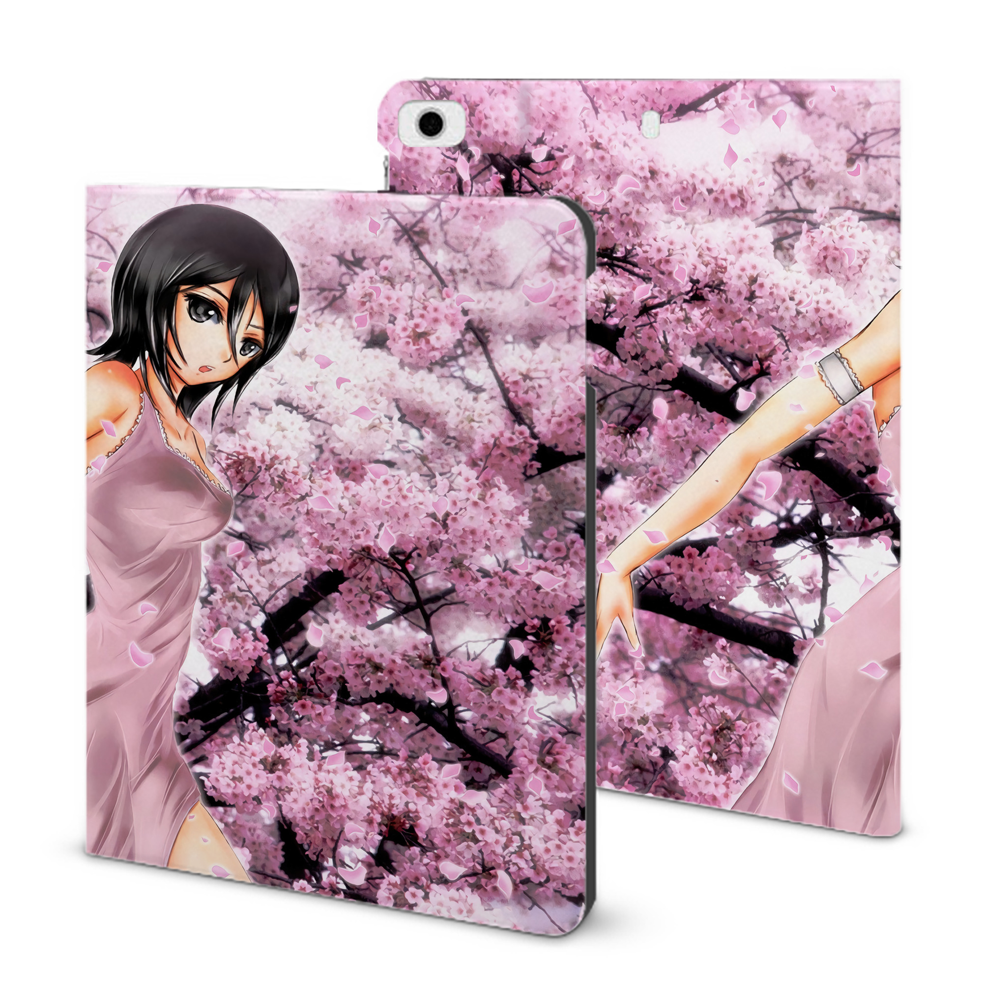 （画像用） ブリーチ BLEACH IPad ケース ブック型 PUレザー TPU 耐衝撃 軽量 薄型 ペン収納なし 全面保護 IPad 各モデル対応